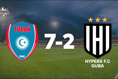 “Hypers Quba” Tovuz komandasına məğlub oldu