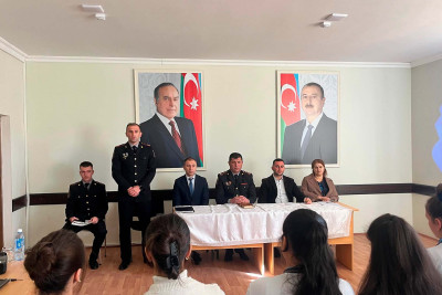 Qusarda məktəblilərlə antinarkotik təbliğatı aparılıb