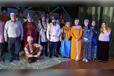 Qusarda "Sərgüzəşti mərdi-xəsis" tamaşasının baş məşqi keçirilib