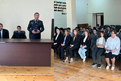 Qubalı şagirdlərlə narkotiklərin zərərindən danışılıb