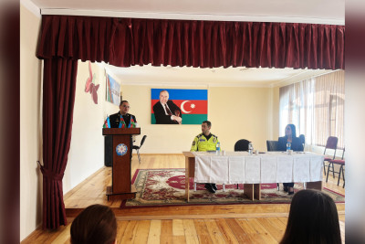 “Diqqət, uşaqlar!” – Xaçmaz məktəbliləri təhlükəsizlik qaydaları ilə tanış olublar