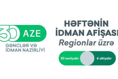 Şimal bölgəsinin həftəlik idman afişası