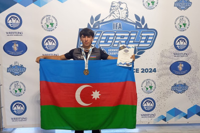 Xaçmazlı gənc Yunanıstanda qol gücünü göstərib