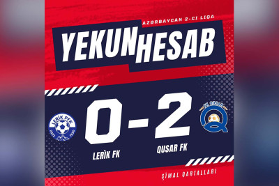 Turun ilk oyun qalibi “Qusar” oldu