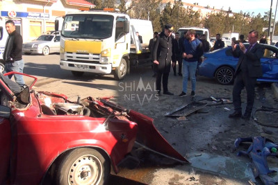 Qubada qəza: Xəsarət alanlar var - FOTO/VİDEO