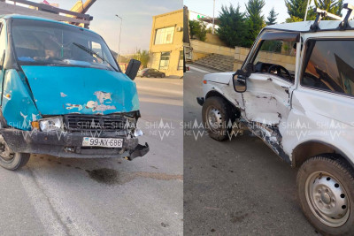 Qubada “Niva” qəza törədib - FOTO