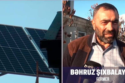 Qusarlı fermer işıq problemini belə həll etdi - VİDEO