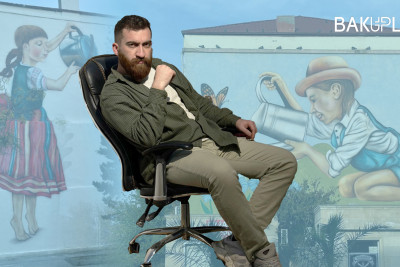 Binalara yeni nəfəs verən xaçmazlı rəssam ilə ÖZƏL MÜSAHİBƏ