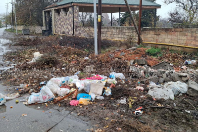 Qubada şəhər qəbirstanlığında xoşagəlməz “mənzərə” - FOTO