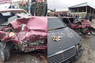 Qusarda qəza olub - Həkim və 3 nəfər xəsarət alıb