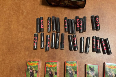 Şabranda pirotexniki vasitələr satan şəxs saxlanılıb