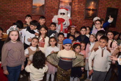 Qubada şəhid övladları üçün bayram şənliyi keçirilib - FOTO