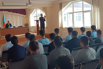 Xaçmazda Polis Akademiyasına qəbulla bağlı görüşlər keçirilib