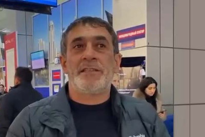 Qəzaya uğrayan qardaşı oğlunu videodan gördü - VİDEO