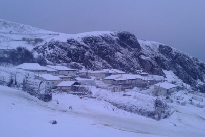 Qubada qar örtüyünün hündürlüyü 17 sm-ə çatıb - FAKTİKİ HAVA