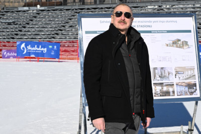 Prezident ailə üzvləri ilə Şahdağ Turizm Kompleksində - FOTO - YENİLƏNİB              