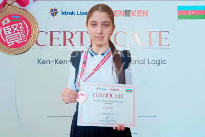 Şabranlı şagird olimpiada birincisi oldu