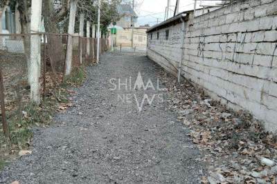 Xaçmazın adsız küçəsinə “şanlı asfalt qırıntıları” LAYİHƏSİ - FOTO