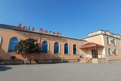 Xaçmazda “Ariz” şadlıq sarayı bağlandı - VİDEO