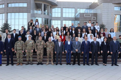 Qusarda gənclərlə görüş keçirilib - FOTO