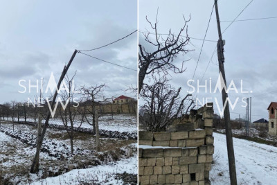 Qubanın Bağbanlı qəsəbəsi qaranlığa qərq olub