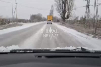 "Qubalı sürücülərin buz üzərində sürüşən ümidləri" - VİDEO