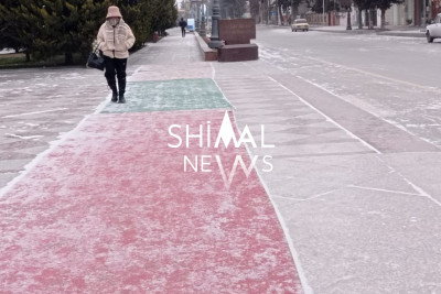 Xaçmazda sakinləri sürüşməkdən belə qoruyurlar -VİDEO/FOTO