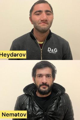 Qubada 2 nəfər saxlanıldı - FOTO