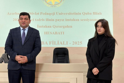 ADPU-nun Quba filialının tələbəsi ŞQTP-ni qazandı - FOTO