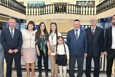 Leyla Əliyeva Dağ Yəhudiləri Muzeyini ziyarət edib - FOTO
