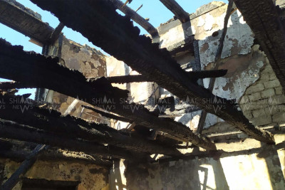 Qusarda 2 gəlinin cehizi yandı - VİDEO