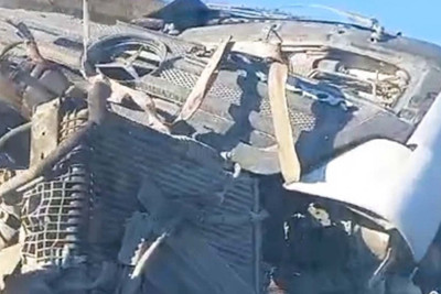 Şamaxıda yük maşını dərəyə aşıb: 1 nəfər həyatını itirdi