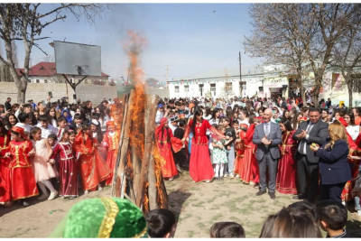 Şimaldakı təhsil müəssisələrində bayram tədbirləri keçirilib - FOTO