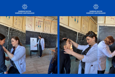 Şabranda 2 mindən çox uşaq dispanserizasiyaya cəlb olunub