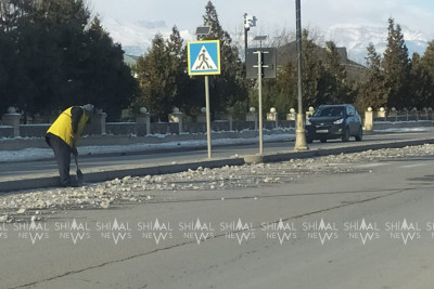 Qubada aparılan təmizlik işləri qəza riskini artırır - VİDEO