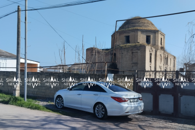 Xaçmazda baxımsız qalan tarixi kilsənin girişi labirintə çevrilib – FOTO