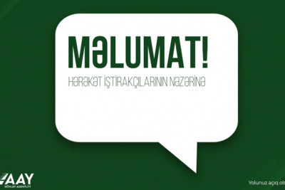 Bu yolda nəqliyyatın hərəkəti qismən məhdudlaşdırılacaq