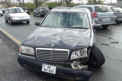 Zaqatalada 1 qəzada 4 yaralı - FOTO