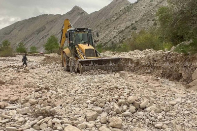 Şabranda selin fəsadları aradan qaldırılır? - VİDEO