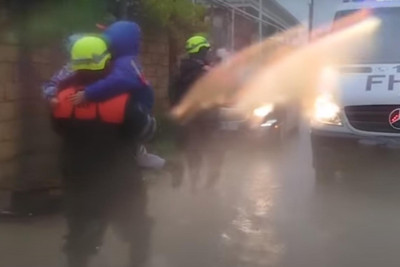 Şabranda 30 evin sakini təxliyyə edildi