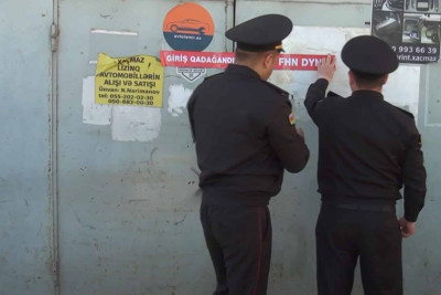 Xaçmazda avtotəmir sexinin fəaliyyəti dayandırıldı - VİDEO