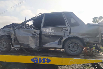 Qubada ağır qəza baş verib - VİDEO