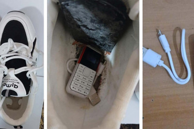 Qadın həbsxanaya telefon keçirməyə cəhd edib