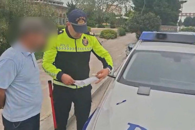 Xaçmazda 20 sürücüyə protokol yazıldı