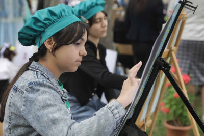 Xaçmazda “Sehrli rənglər” festivalı - FOTO