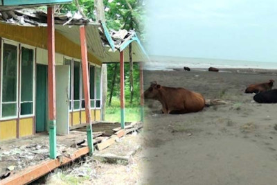 Nabranın məşhur “Dostluq” turist bazasından geriyə qalanlar - VİDEO