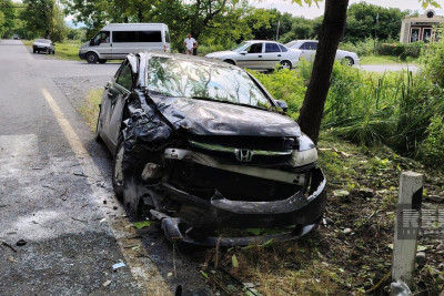 Qaxda avtomobil qəzası - Xəsarət alanlar var