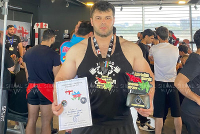 Qusarlı Surət Pirnəzərov Azərbaycan rekordunu qırdı - VİDEO