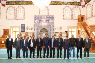 Ramin Məmmədov Qusarda məscidləri ziyarət edib