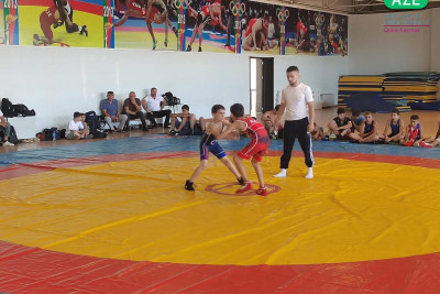 Sərbəst güləş üzrə Xaçmaz rayon birinciliyi keçirilib